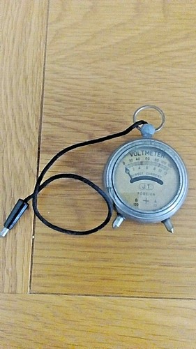 Vintage antique voltmeter t - voltmeter, j.t