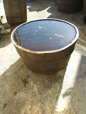 watertight 100% GUARANTEED large oak whiskey half barrel planter patio herb rose