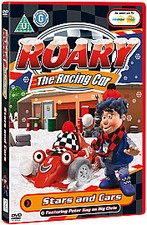 DVD ROARY THE RACING CAR STARS 'N' CARS  AS SEEN ON TV (MILKSHAKE) PETER KAY