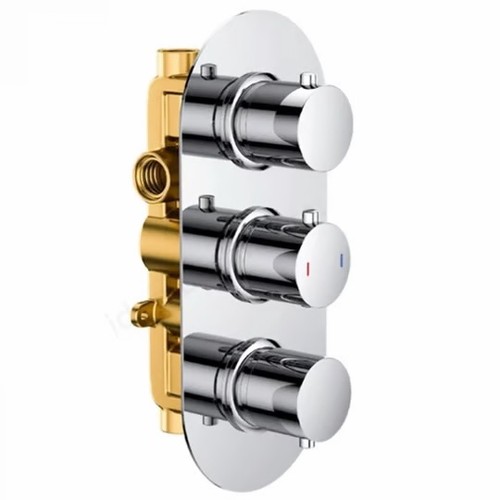 Rak ceramics round dual outlet - round,