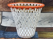 🏀Spalding Wastepaper Basketball Association Hoop & Net Basket Garbage 🗑️
