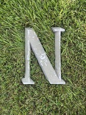 Antique cast iron letter - letter, sign