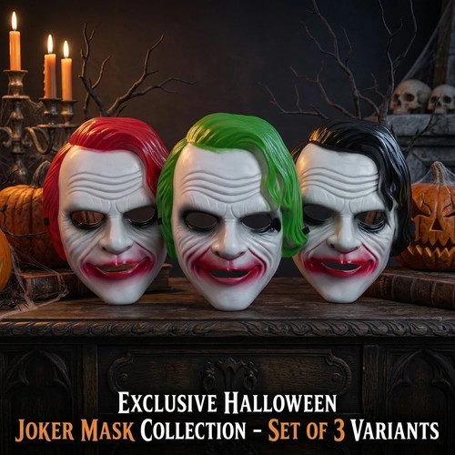 The joker mask halloween - the,