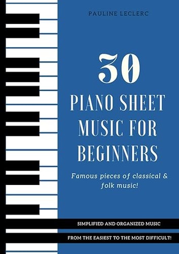Piano sheet music - sheet, for