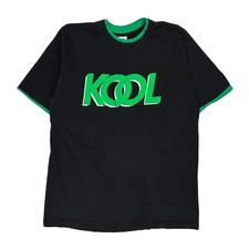 Kool Cigarettes Bluegrass Tees Single Stitch T-Shirt - Large Black Cotton