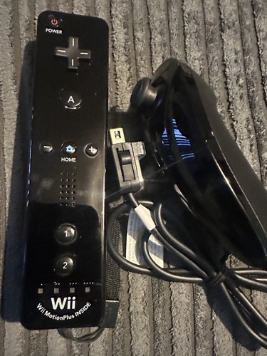 Official nintendo wii black - official,