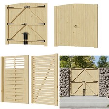 Wooden driveway gates heavy - wooden,