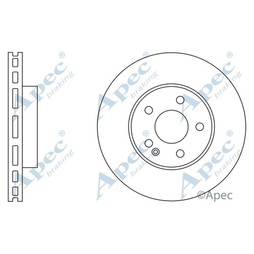 Brake discs vented for - 2x,