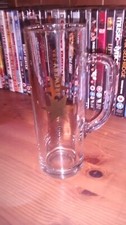 Freedom Brewery 1995 Glass Tankard Half Pint Gold logo