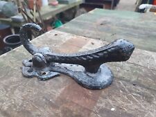 Antique KENRICK cast iron door knocker Original 19th C Black No.421
