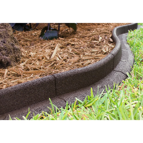 Eco border x48 brown - brown, rubber