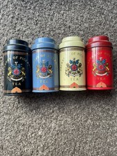 Vintage 4 Jacksons of Piccadilly Breakfast Tea Tin London England EMPTY.