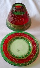 Yankee Candle Top & Plate - Christmas Theme