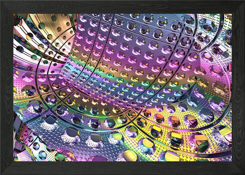 Titanium groove framed wall - titanium,