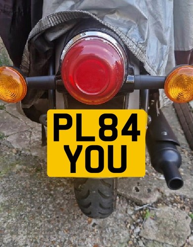 Metal plate motor bike - plate,