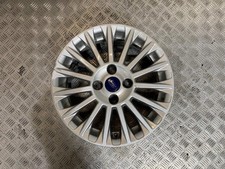 08-17 FORD FIESTA MK7 16" INCH 4 STUD 15 SPOKE ALLOY WHEEL 6.5JX16H2 (SCRATCHED)