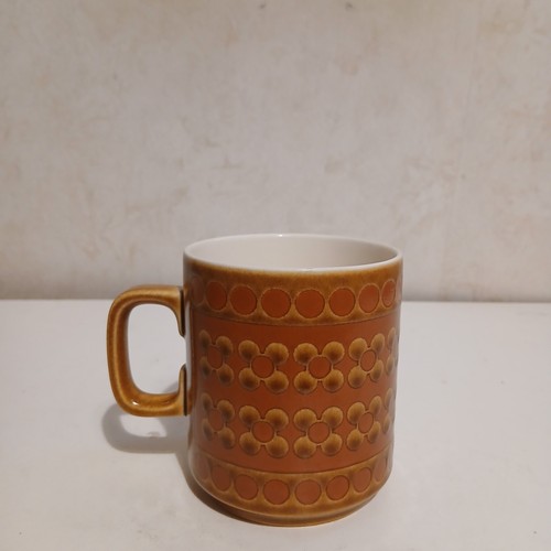 Hornsea saffron mug - saffron, vintage