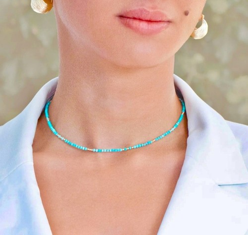 9ct gold genuine turquoise - 9ct,