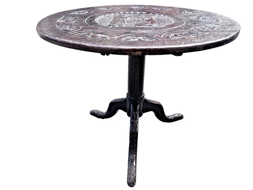 18th century round mahogany - century,