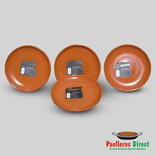 Set of 4 Authentic Spanish Terracotta Plates - 23cm Diameter