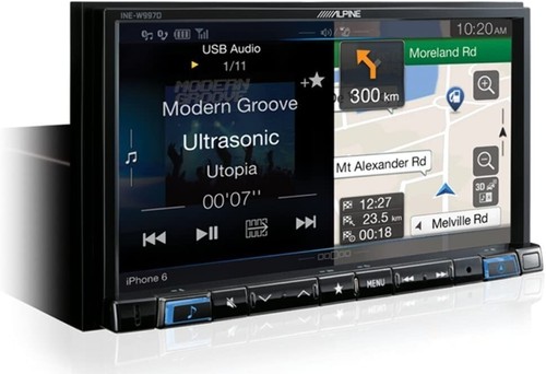 Alpine ine w997d double din - alpine, 7"