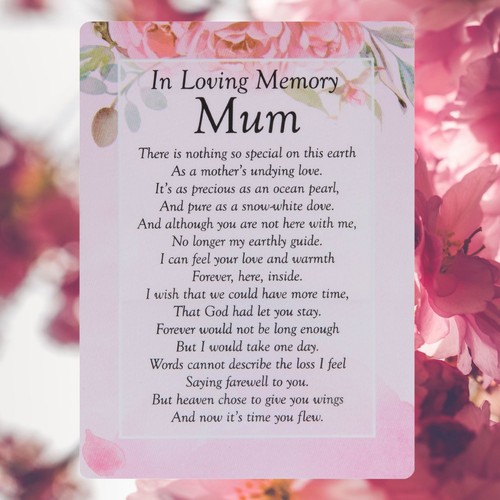 Loving memory mum graveside - in,