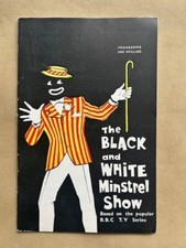 1962 Programme Black and White Minstrel Show at Victoria Palace