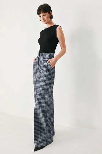 Noir society woven wide leg - woven,