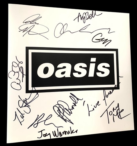 Signed oasis guigsy tony - oasis,