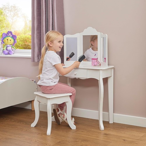 House toys kids white vanity - house,