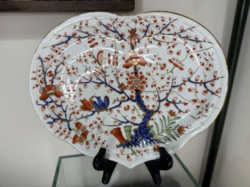 Antique derby imari tree - derby,