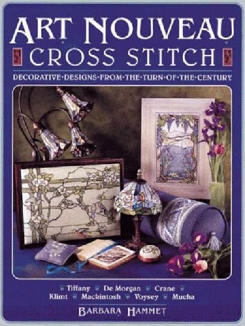 Art nouveau cross stitch - art,