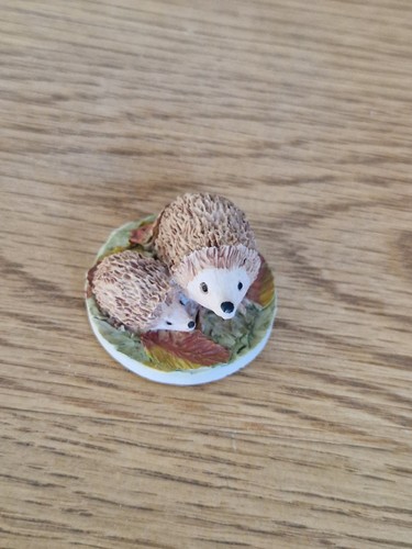 Miniature hedgehog figurine