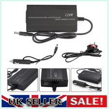 120W Car Home 34 Tips Power Supply Adapter Charger for Laptop Notebook UK Plug #