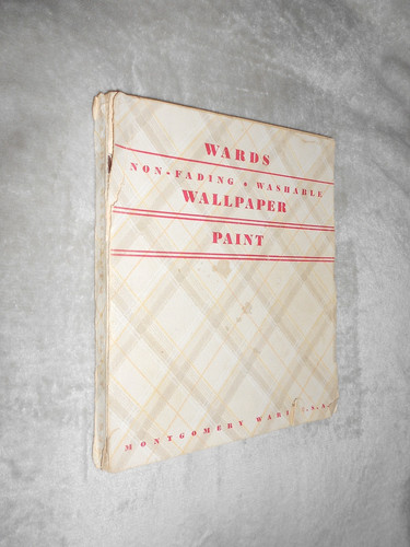 1935 wallpaper sample book - sample,