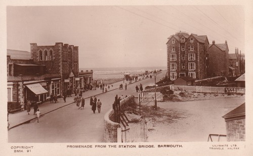 Barmouth promenade from - barmouth,
