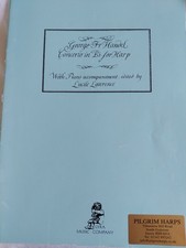 Handel Concerto in B Flat for Harp (with piano accomp) edited by Lucile Lawrence