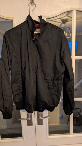 Men black harrington - black,
