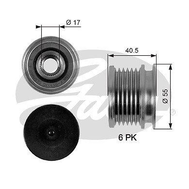 New alternator freewheel - alternator,
