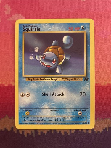 Pokemon card squirtle - squirtle, team