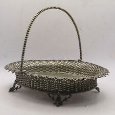 Vintage Silver Plated Basket