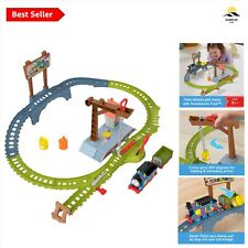 Motorized Train Set, Paint Delivery, Battery Operated Toy Train with Tracks