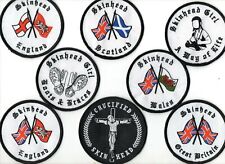 PATCH Skinhead Oi England Scotland Wales Great Britain Union Jack Skinhead Girl