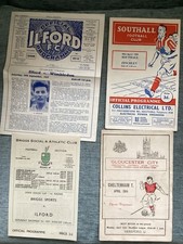 4 x Non-League Programmes From 1957/8 Season