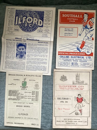 Non league programmes from - x,