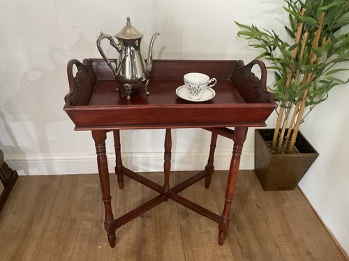 Vintage mahogany butlers tray - vintage,