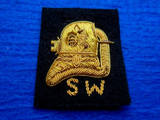ROYAL ENGINEERS SHALLOW WATER BULLION ARM BADGE