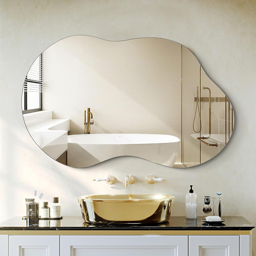 Bathroom mirror irregular - bathroom,