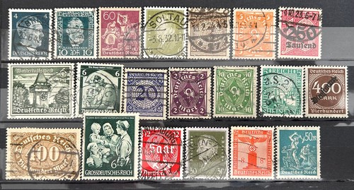 German stamps third reich - german,