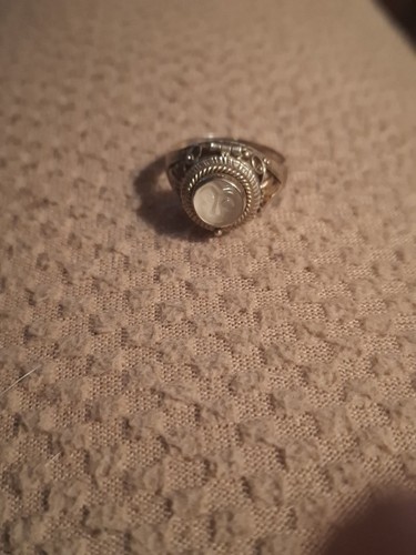 Vintage 925 silver poison ring - 925,